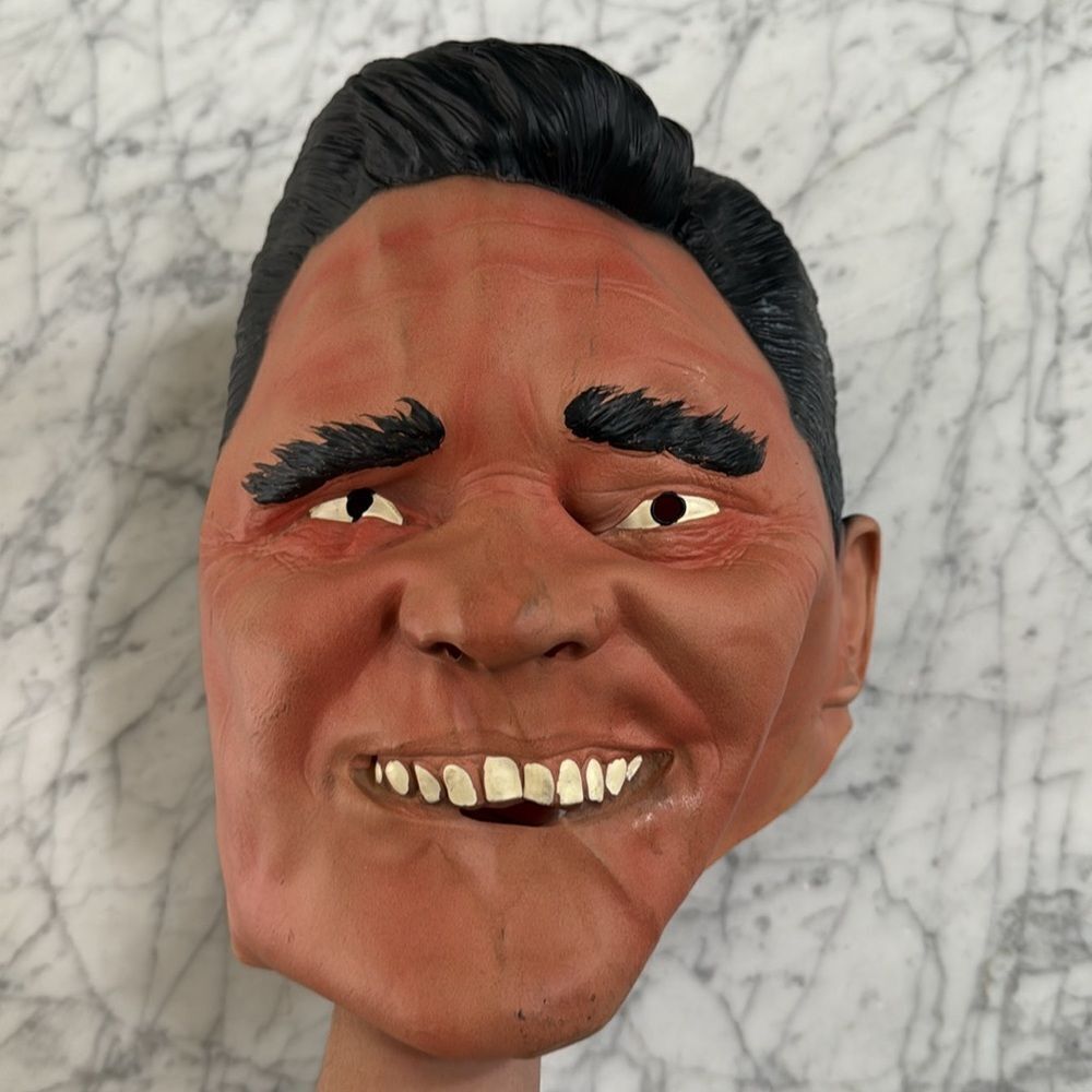 Vintage Mitt Romney Disguise Face Halloween Costume Mask